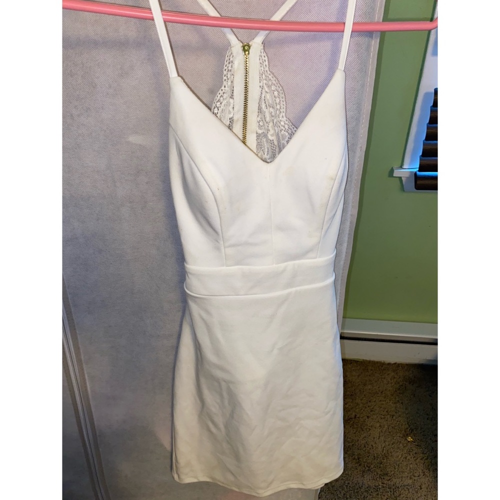 A beautiful white dress!